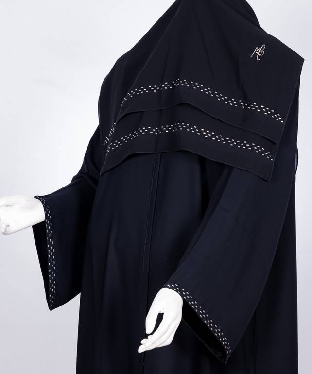 عباية مع طرحة كريستال موديل رقم 3628 (1)