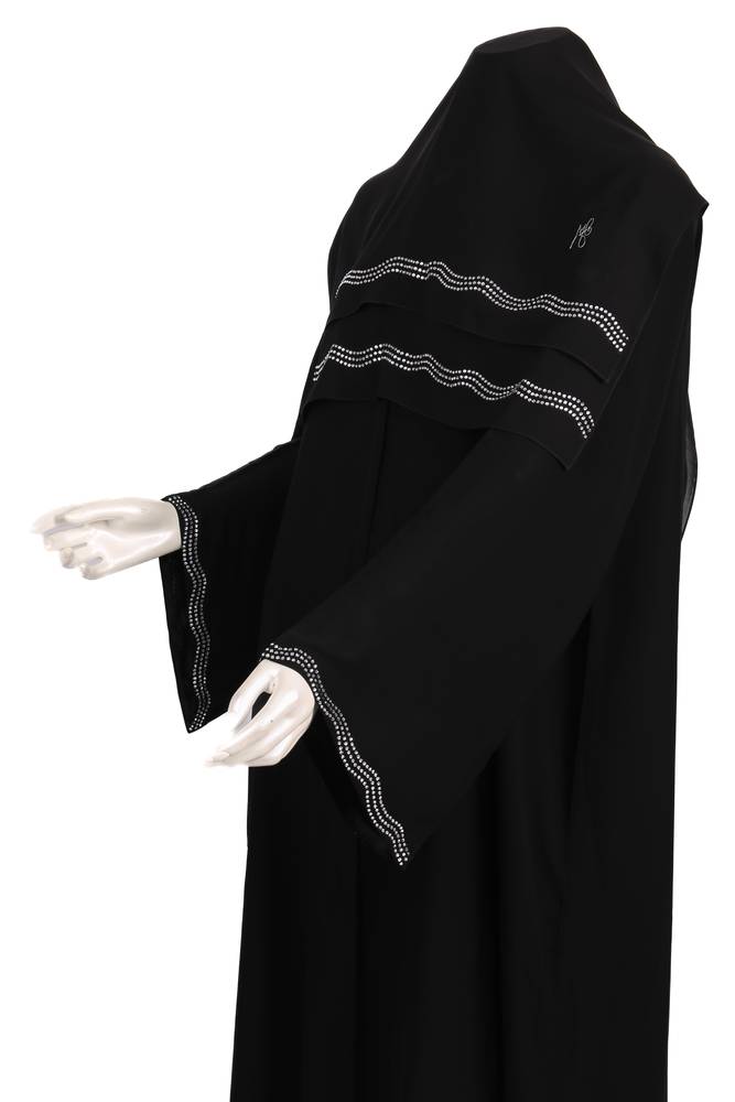  عباية + طرحة موديل  0034 (1) 