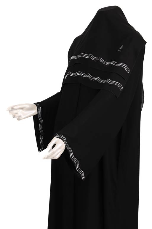  عباية + طرحة موديل  0034 (1) 