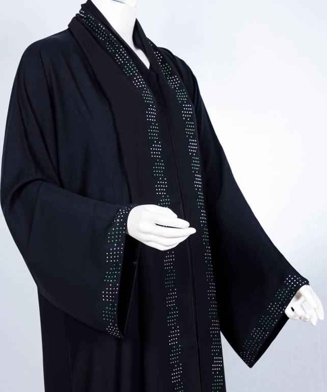 عباية مع طرحة موديل رقم  3654 (1)