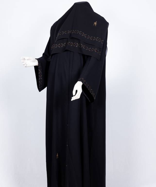 عباية مع طرحة موديل رقم   3637 (1)