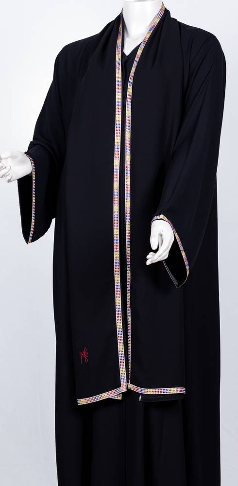  عباية مع طرحة  موديل رقم 3545 (4)