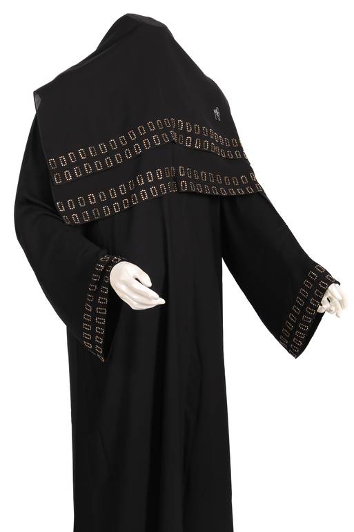  عباية + طرحة موديل رقم 0058 ( 3) 