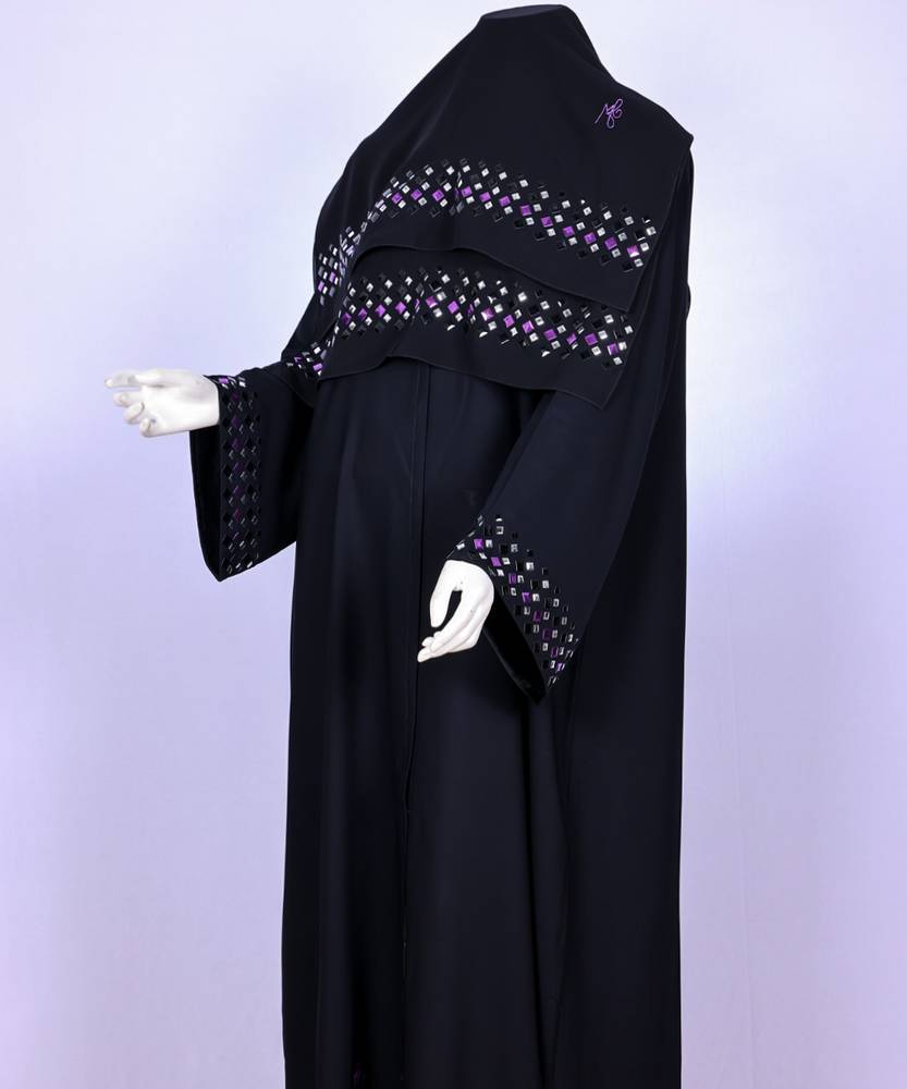 عباية مع طرحه موديل رقم  3593  (1)