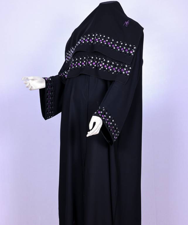 عباية مع طرحه موديل رقم  3593  (1)