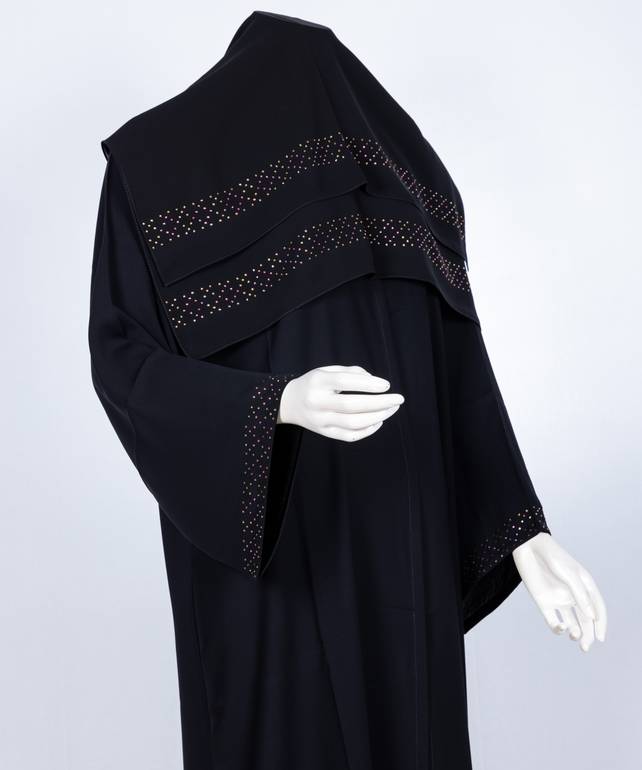 عباية مع طرحة موديل رقم   3656 (1)
