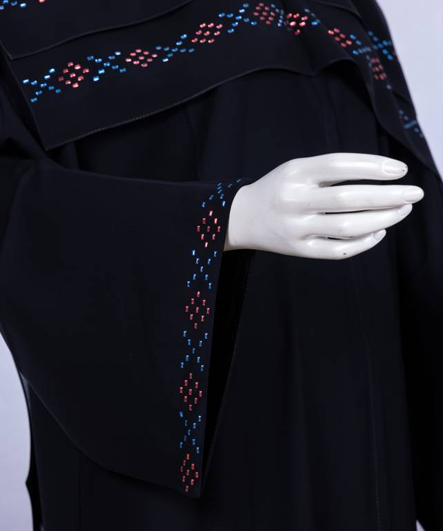 عباية مع طرحة موديل رقم 3635  (1)