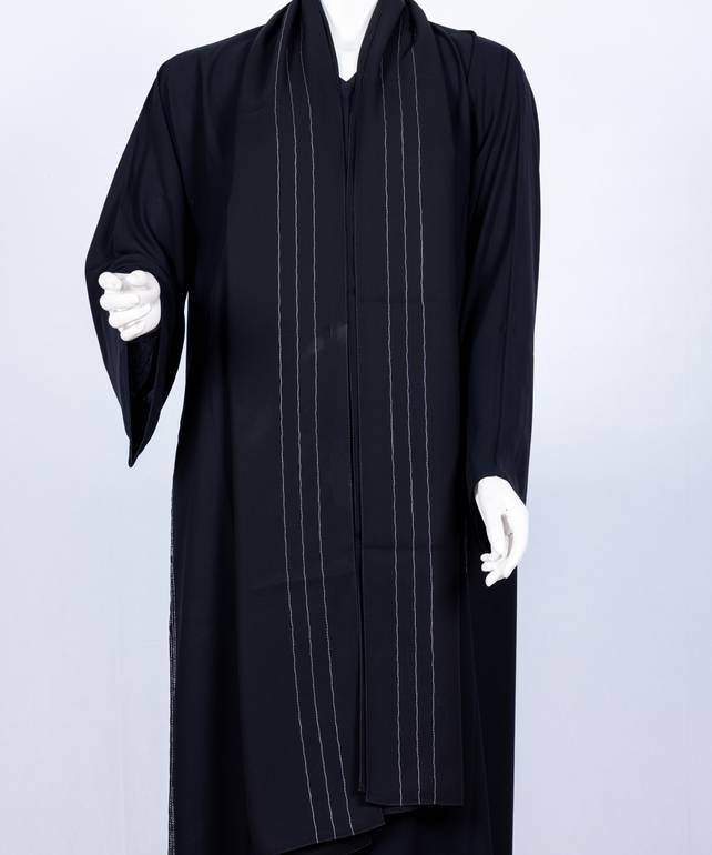 عباية مع طرحة موديل رقم   3649 (1)