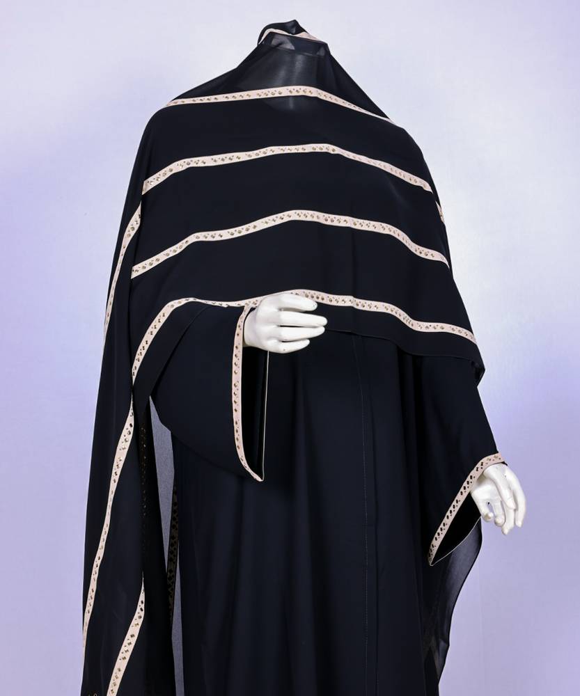 عباية مع طرحة موديل رقم   3569 (1)