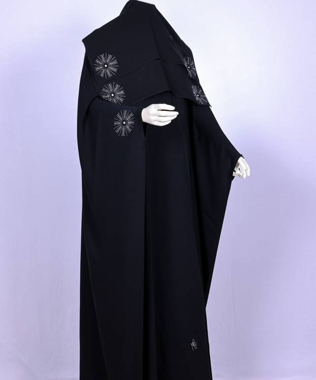 عباية مع طرحه موديل رقم 3621 (1)