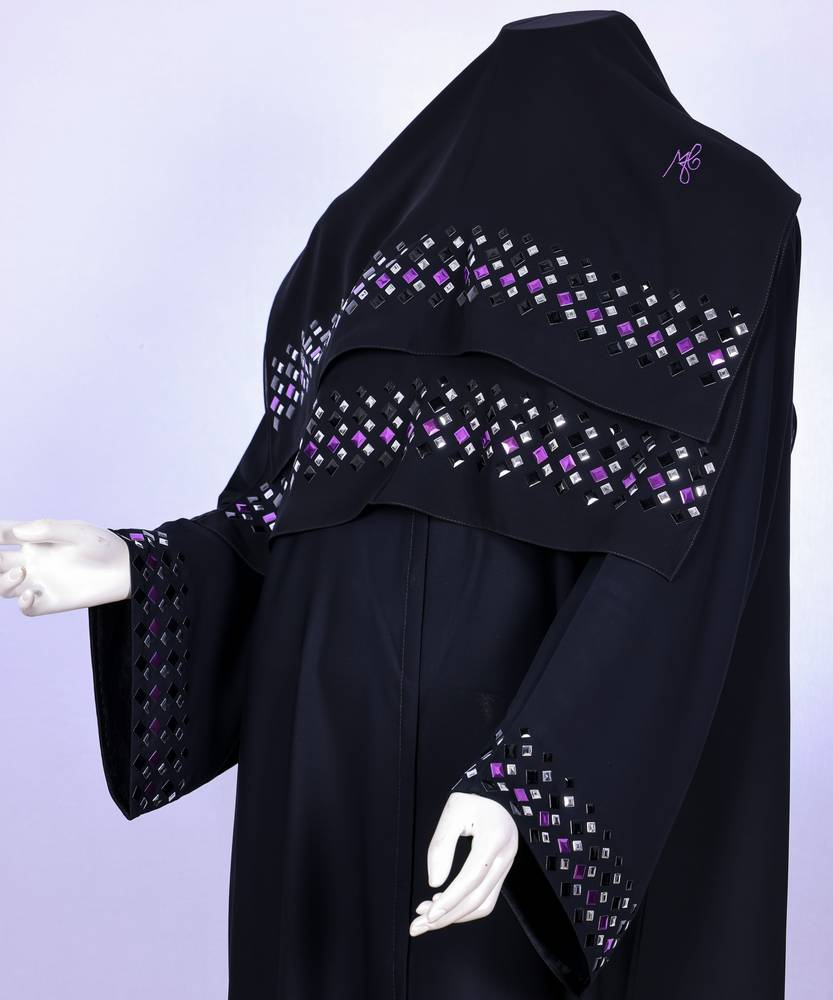 عباية مع طرحه موديل رقم  3593  (1)