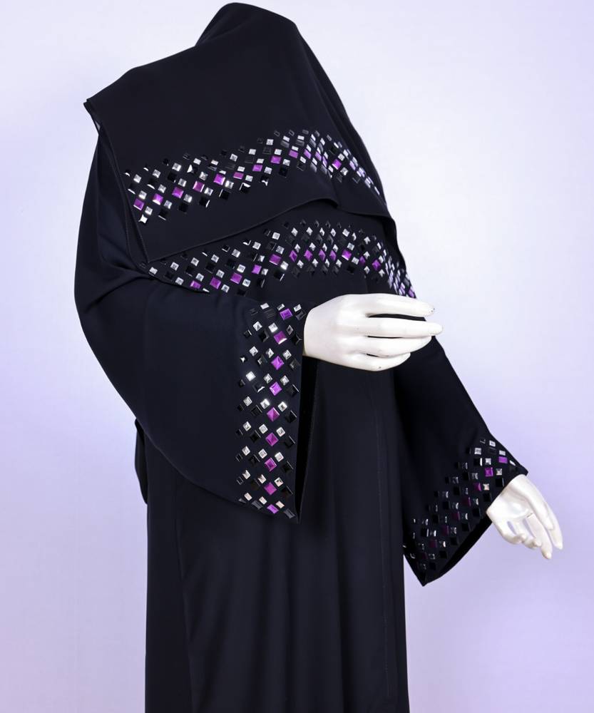 عباية مع طرحه موديل رقم  3593  (1)