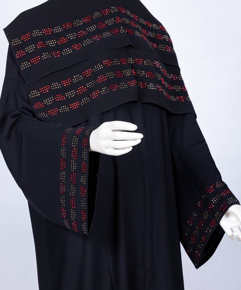 عباية مع طرحة موديل رقم   3650 (5)