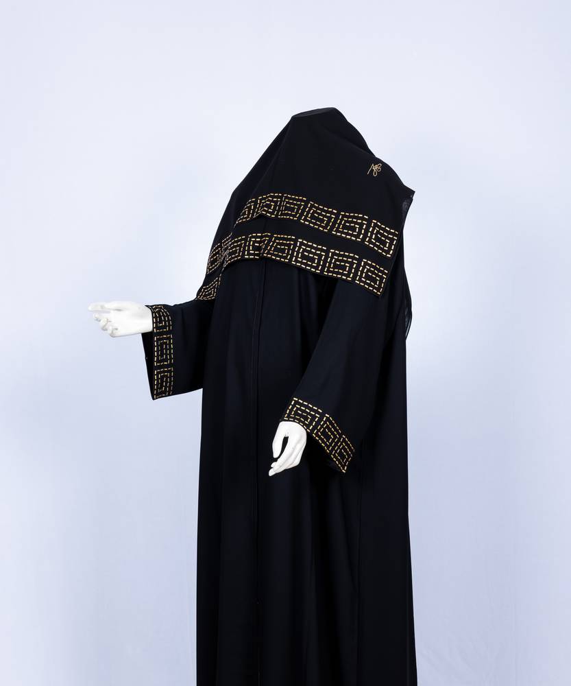عباية مع طرحة  معدن موديل رقم 3571 (1)