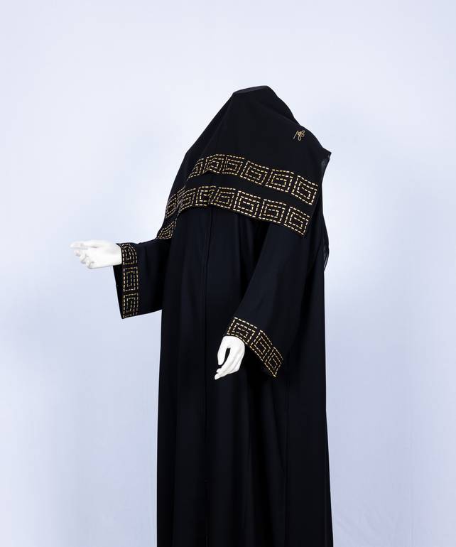 عباية مع طرحة  معدن موديل رقم 3571 (1)
