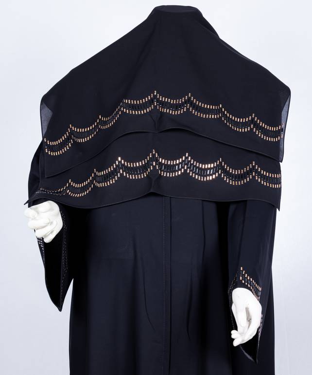 عباية مع طرحه موديل رقم   3596 (1)