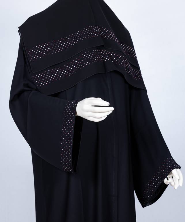 عباية مع طرحه موديل رقم  3655 (1)