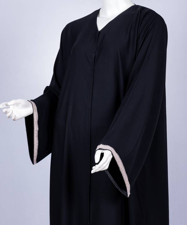 عباية مع طرحة كريستال موديل رقم 3614  (3)