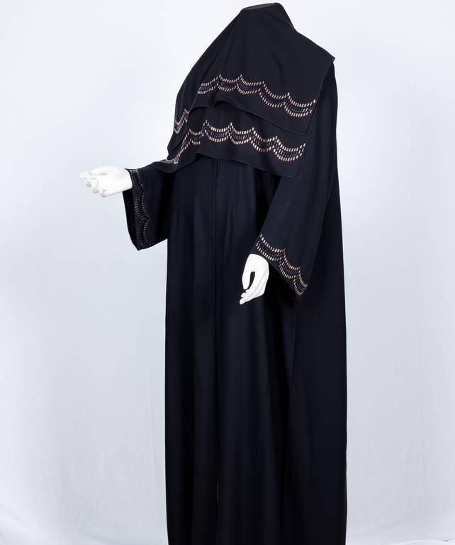 عباية مع طرحه موديل رقم   3596 (1)