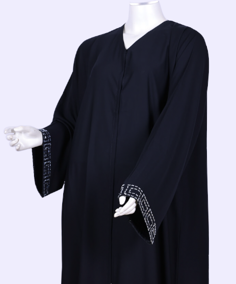 عباية مع طرحة موديل رقم  3588  (1)