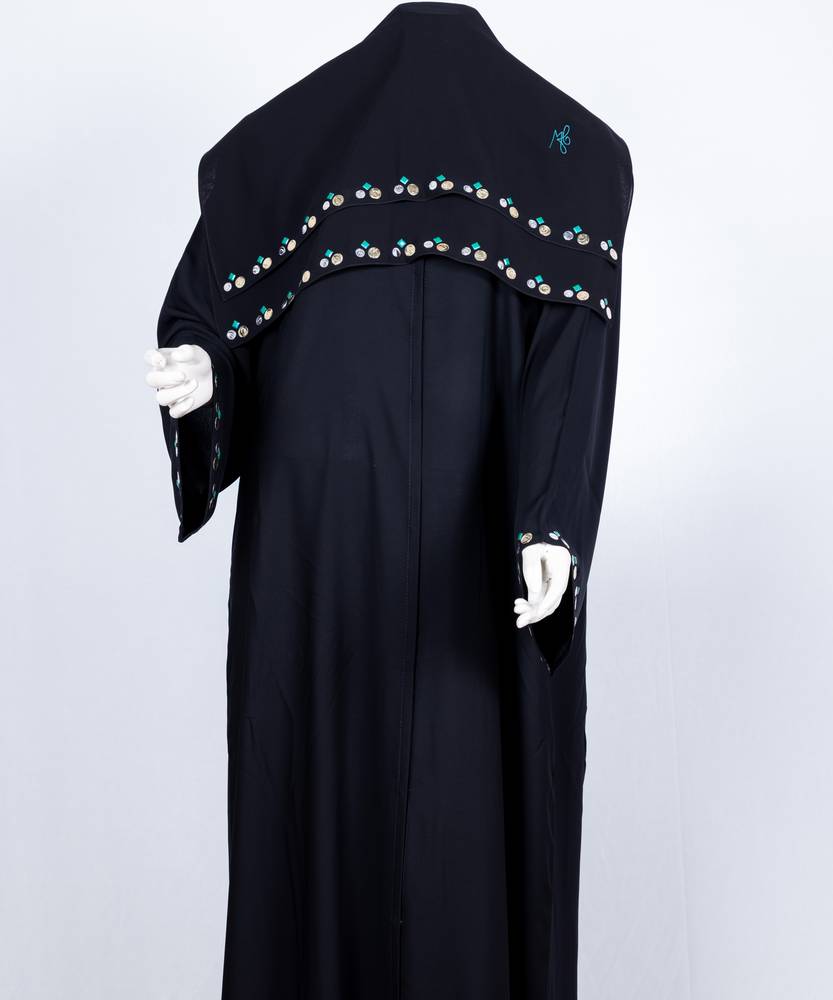 عباية وطرحة معدن مربع موديل رقم 3554 (1)