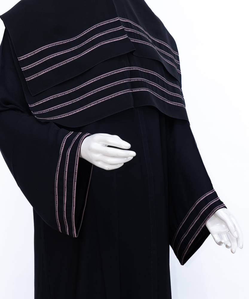 عباية مع طرحة كلفة موديل رقم 3595 (5)
