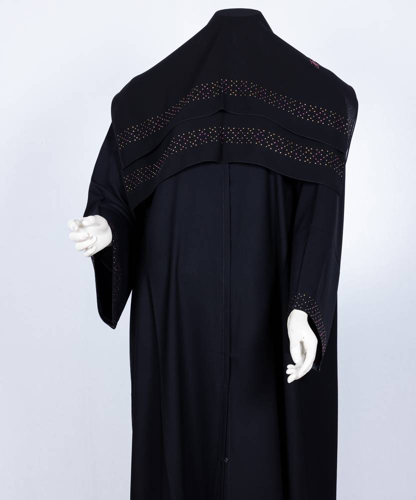 عباية مع طرحة موديل رقم   3656 (1)