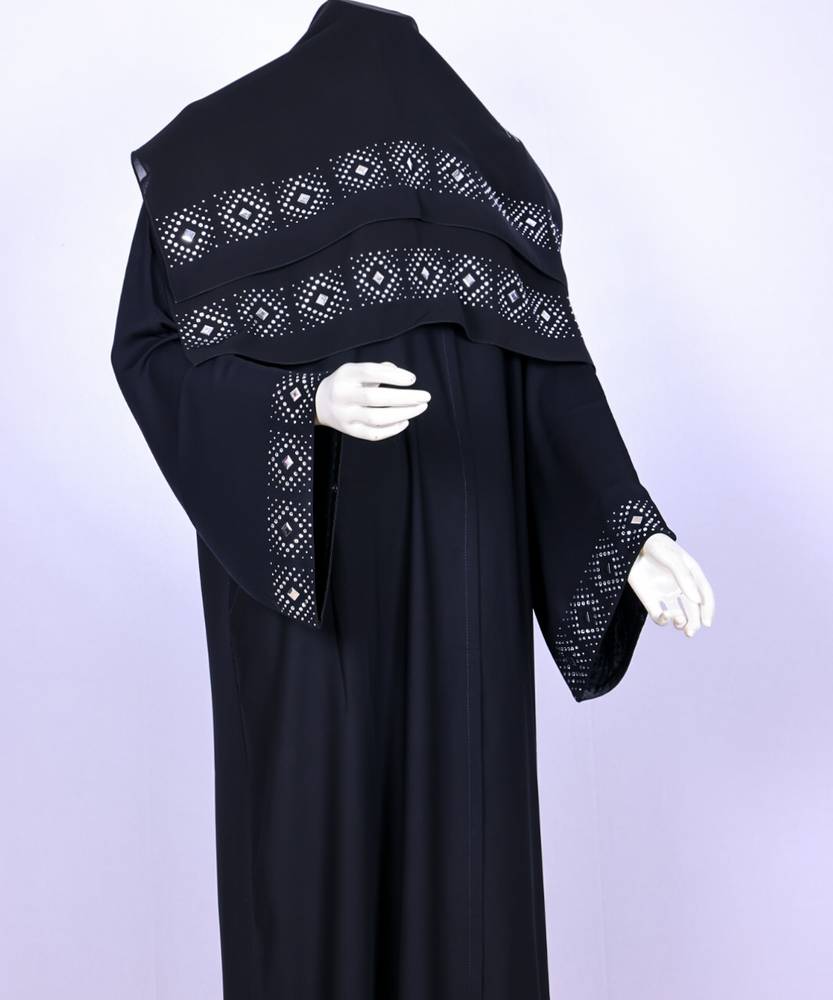 عباية مع طرحه موديل رقم   3613 (1)