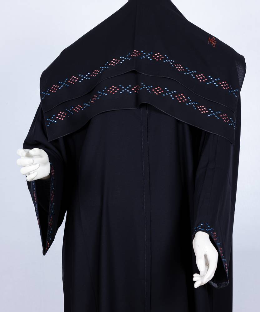 عباية مع طرحة موديل رقم 3635  (1)