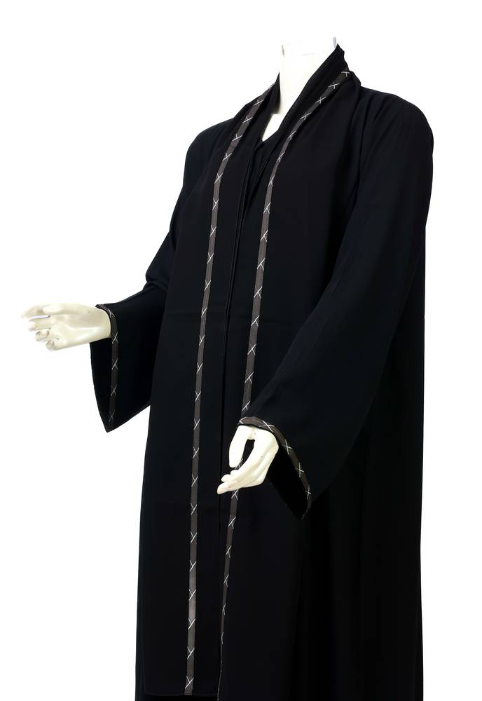 عباية + طرحة موديل رقم  3705 (1)