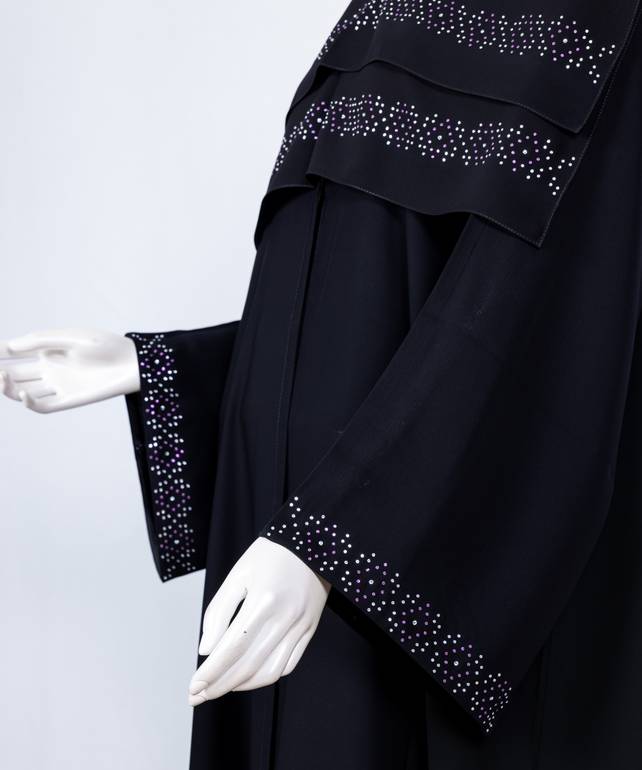 عباية مع طرحة موديل رقم   3647 (5)