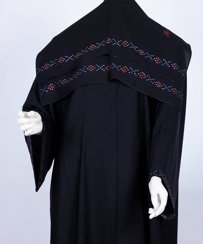 عباية مع طرحة موديل رقم 3635  (1)