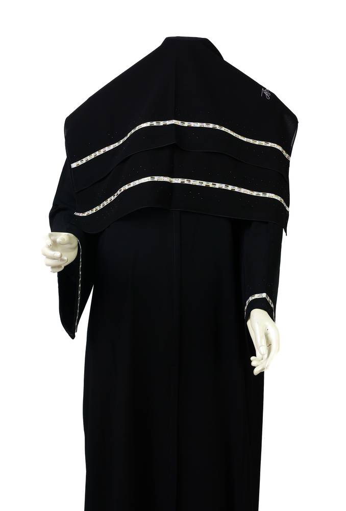 عباية + طرحة كريستال 3698 (3)