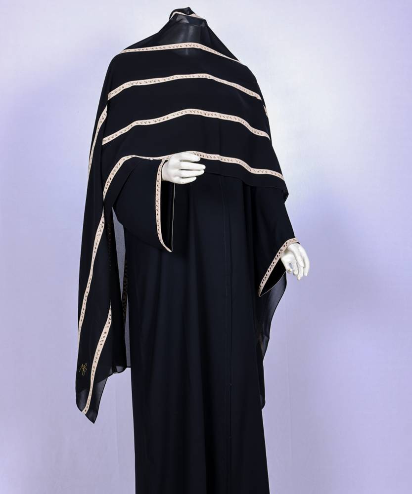 عباية مع طرحة موديل رقم   3569 (1)