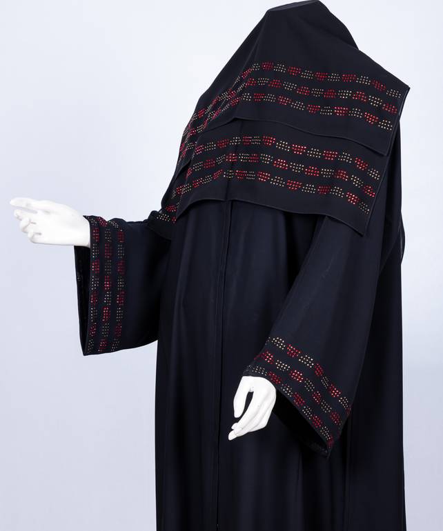 عباية مع طرحة موديل رقم   3650 (5)