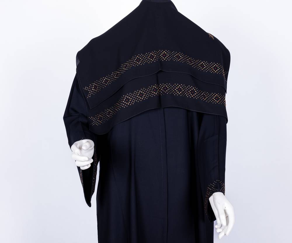 عباية مع طرحة موديل رقم   3658 (1)