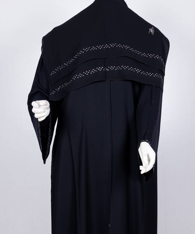عباية مع طرحة كريستال موديل رقم 3628 (1)