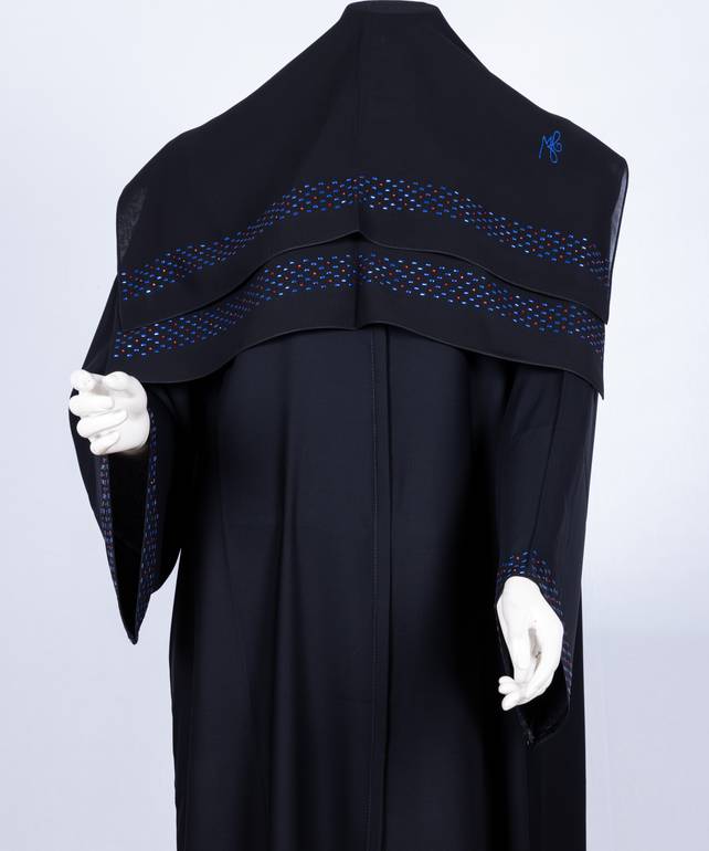 عباية مع طرحة موديل رقم 3636 (1)