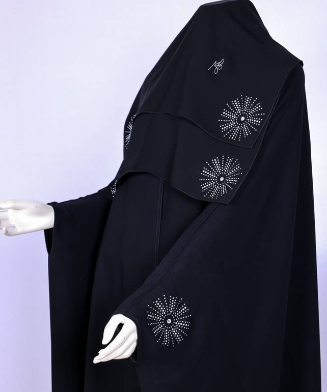 عباية مع طرحه موديل رقم 3621 (1)