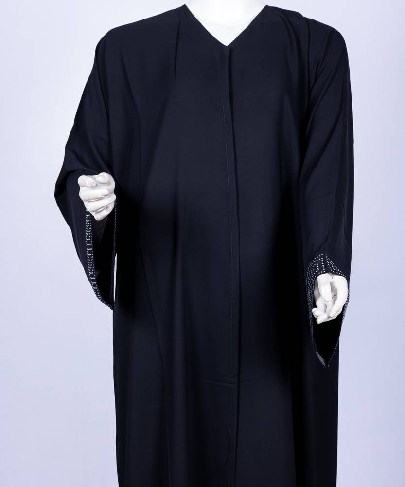 عباية مع طرحة كريستال بتصميم 3573 (1)