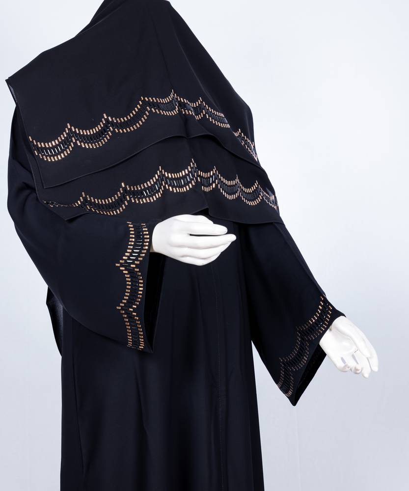عباية مع طرحه موديل رقم   3596 (1)