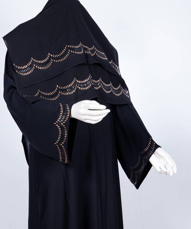 عباية مع طرحه موديل رقم   3596 (1)