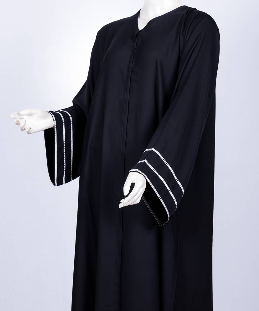  عباية مع طرحة موديل رقم  3558 (2)