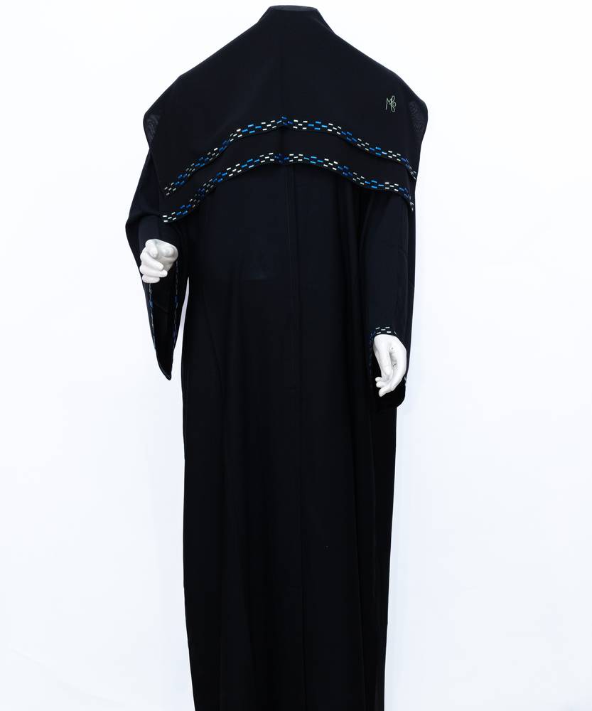 عباية مع طرحة ملون ومخطط 3629 (6)