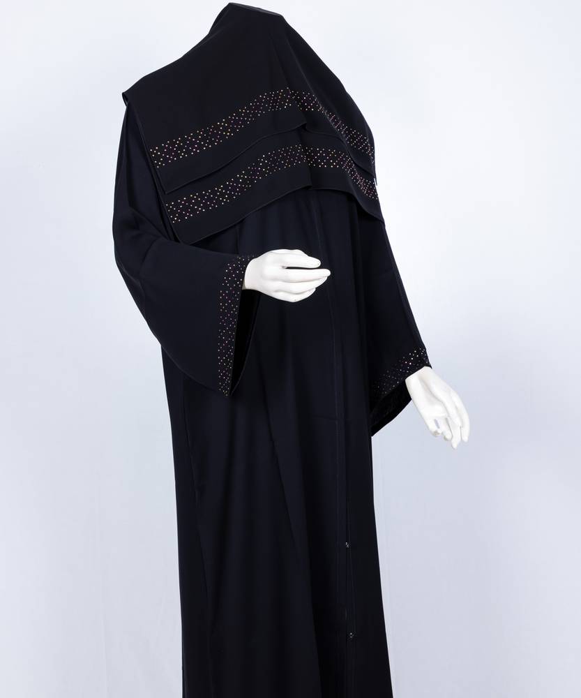 عباية مع طرحة موديل رقم   3656 (1)
