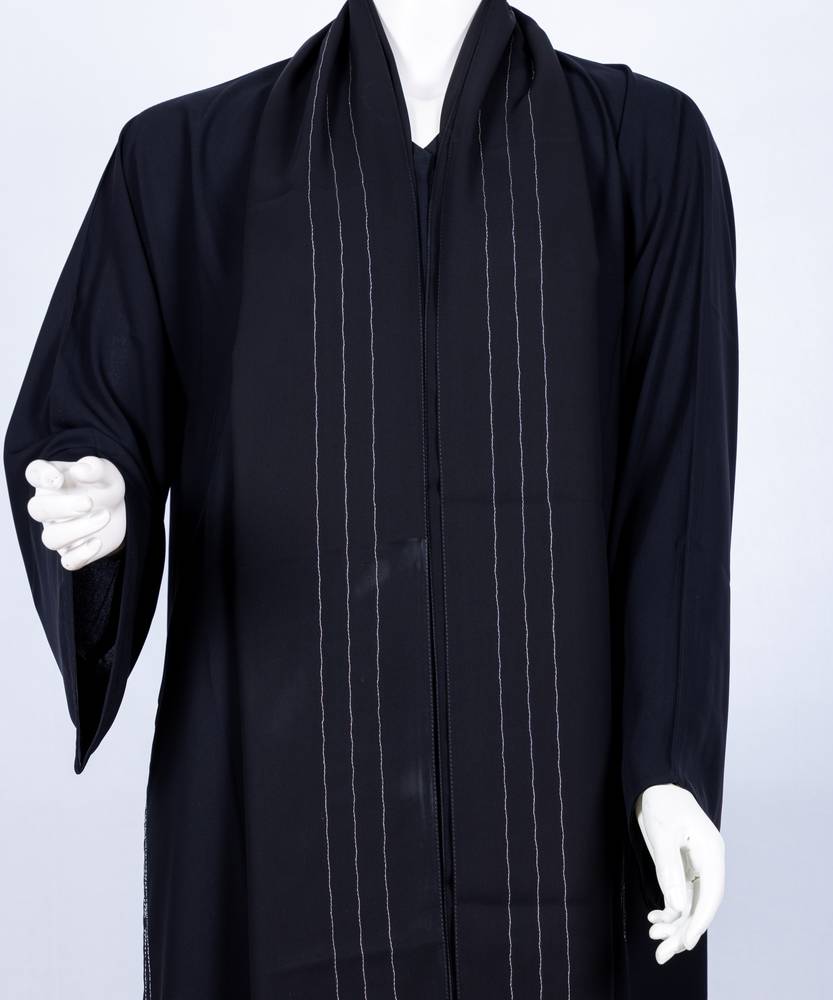 عباية مع طرحة موديل رقم   3649 (1)