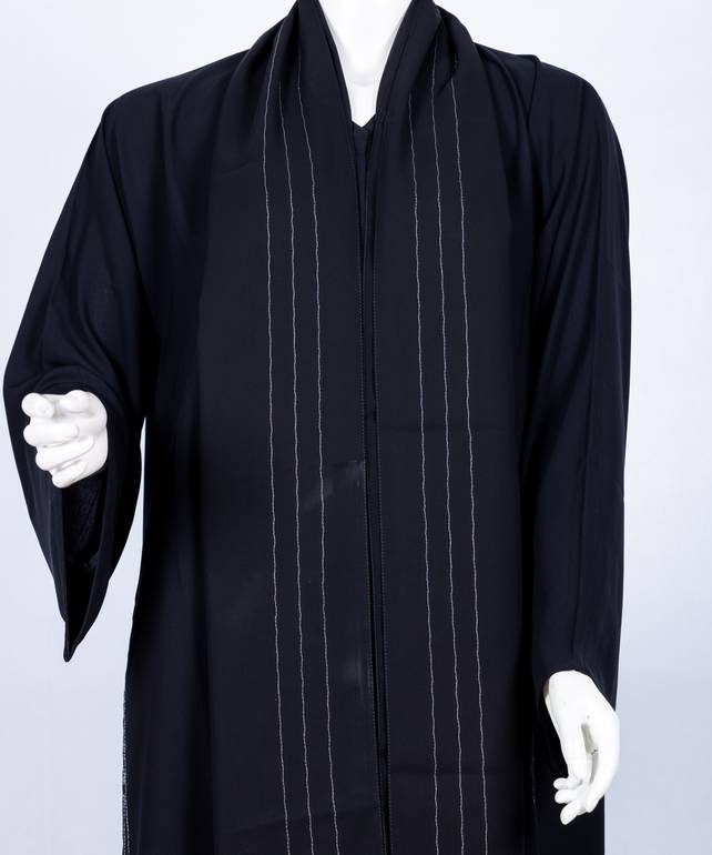 عباية مع طرحة موديل رقم   3649 (1)