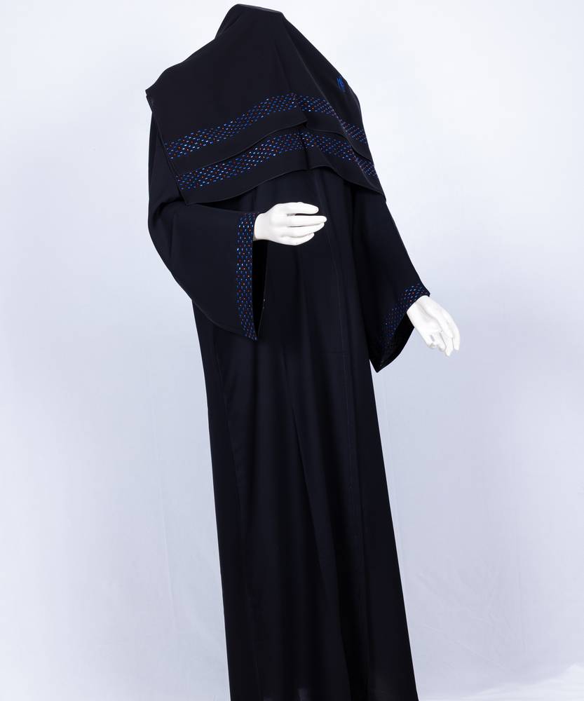 عباية مع طرحة موديل رقم 3636 (1)