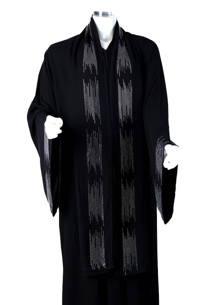  عباية مع طرحه كريستال موديل  BARG