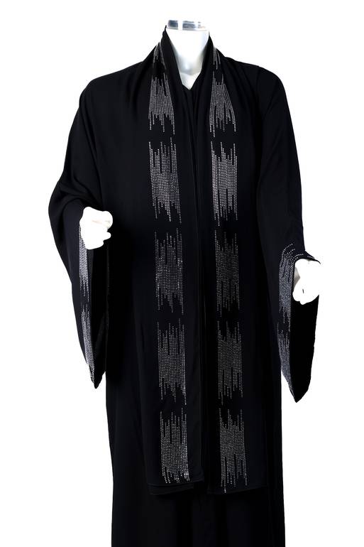 عباية مع طرحه كريستال موديل  BARG